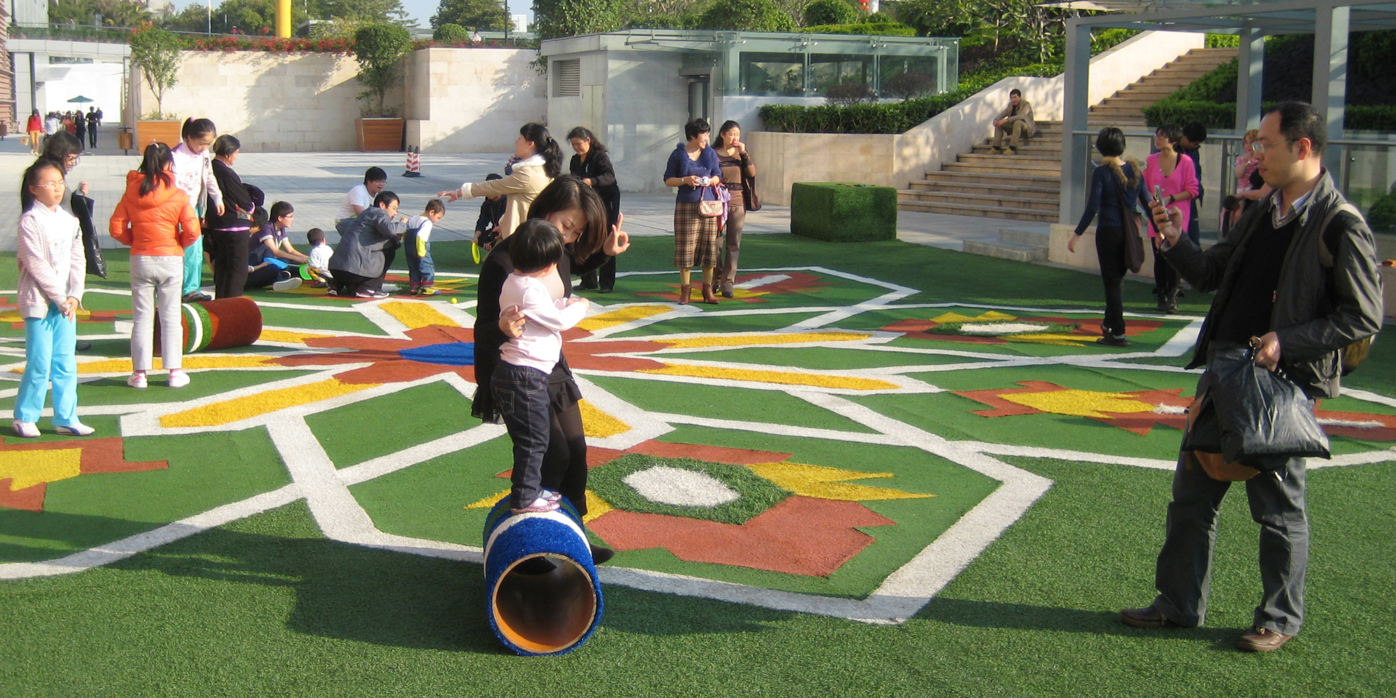 Flying Grass carpet Shenzhen children worldwide