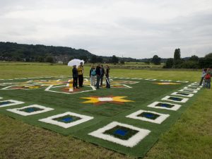 aachen flying grass carpet placemaking